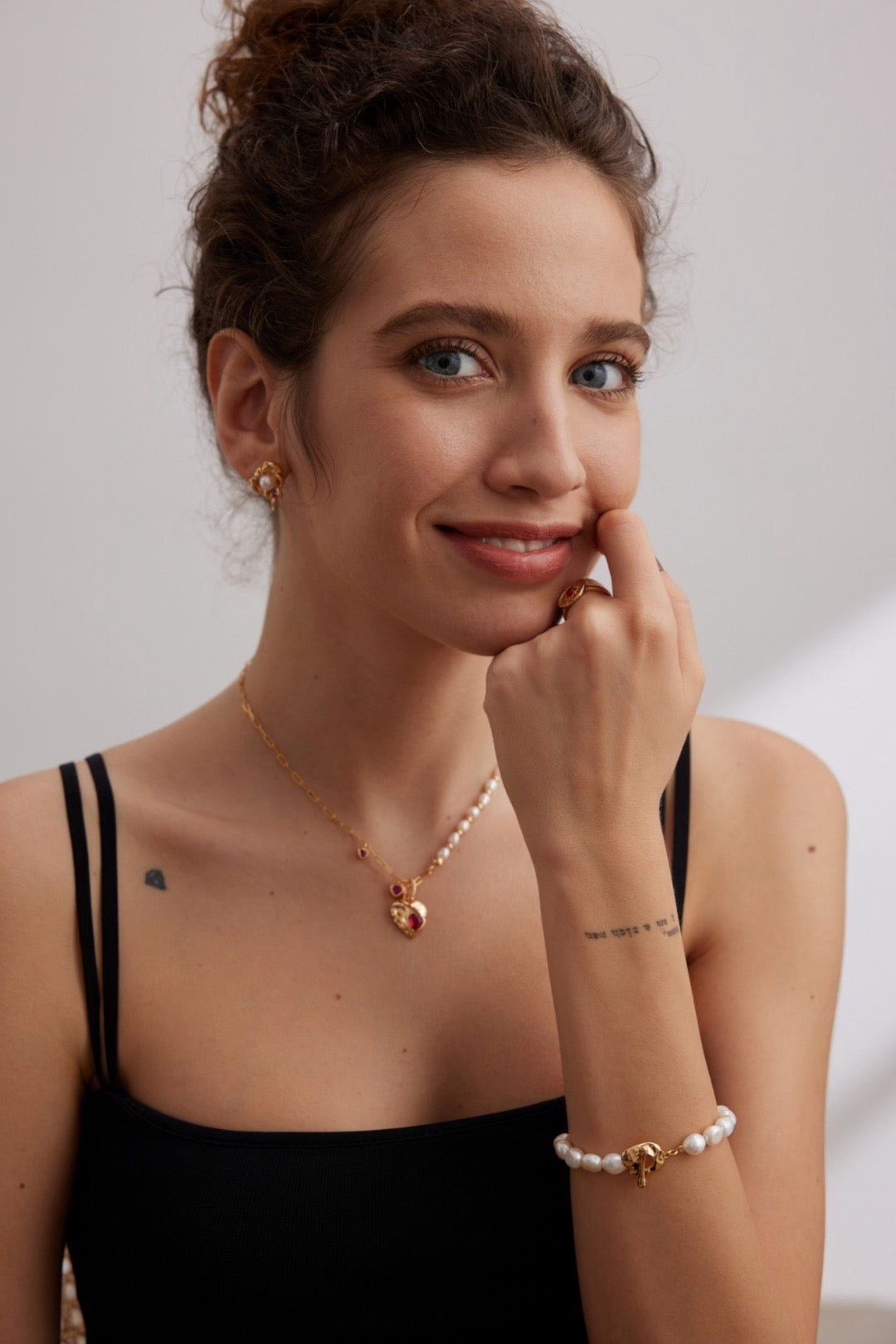 Armband mit natürlichen Perlen