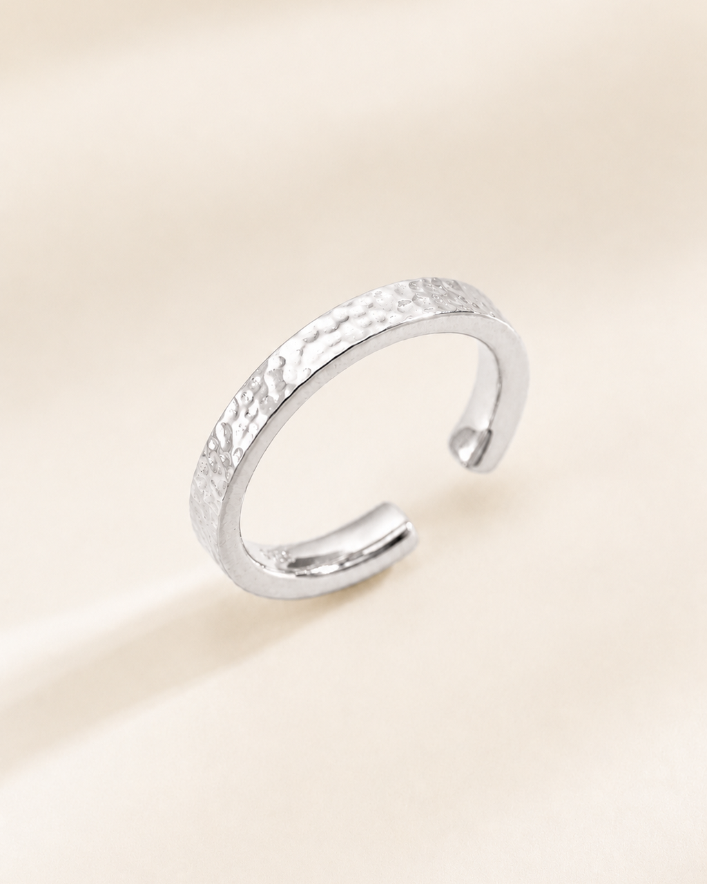 Aurelia Hammered Gold Ring