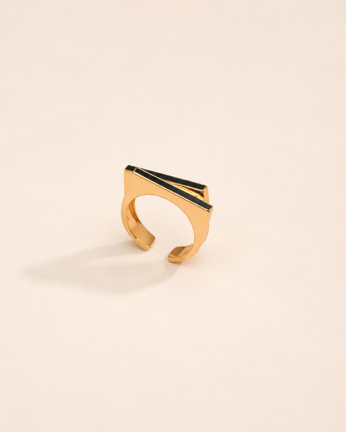 Sterling Silber Tropfenglasur Ring