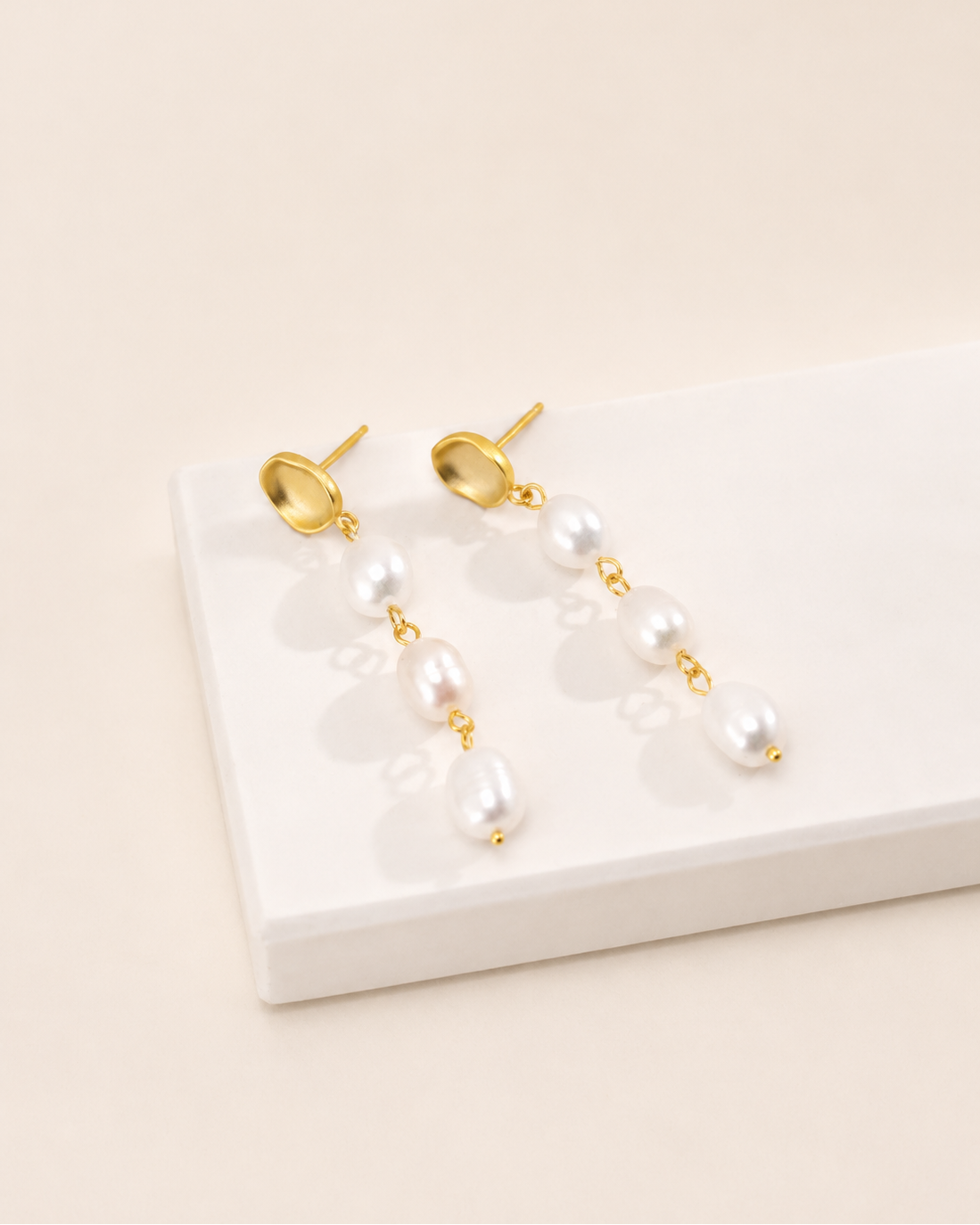 Aurelia Pearl Drop Earrings