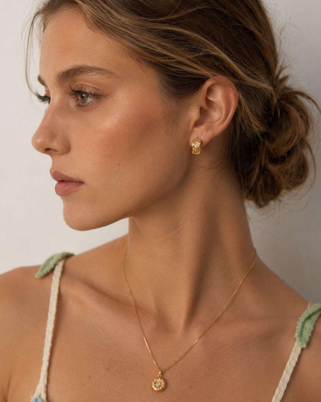 Molten Hoop Earrings