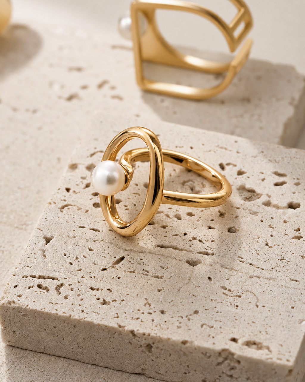 Halo Pearl Ring