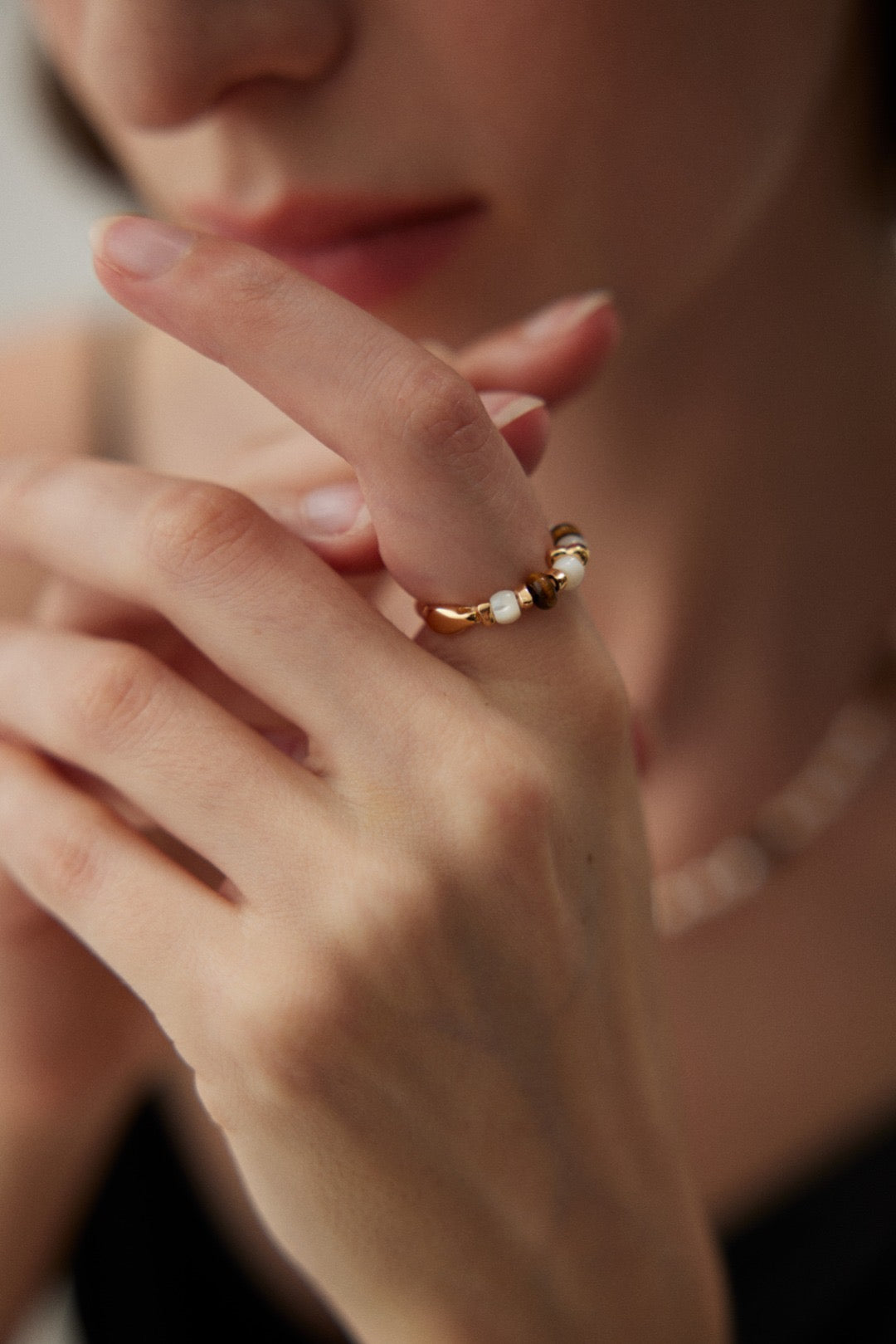 Tigerauge Ring