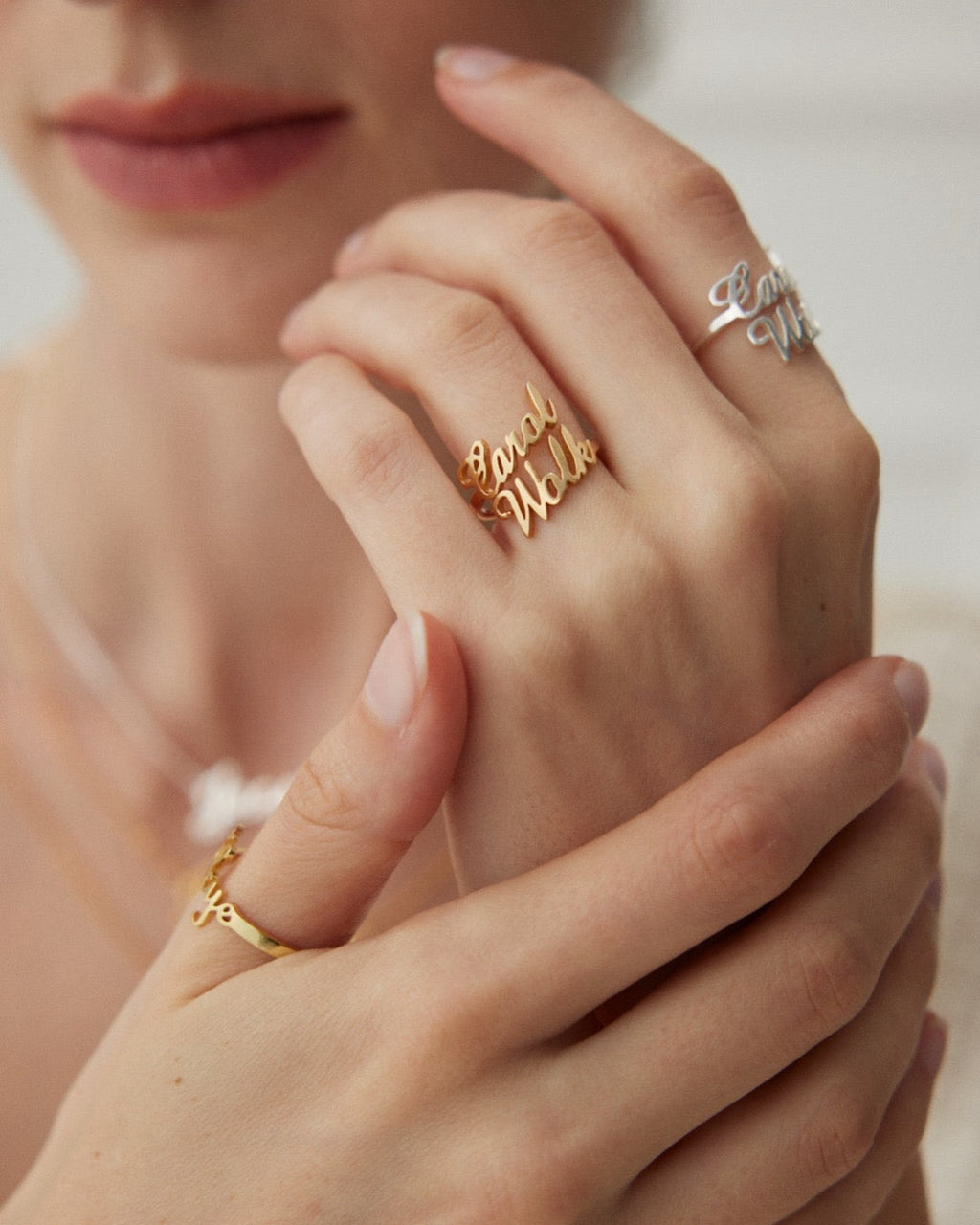 Signature Name Ring
