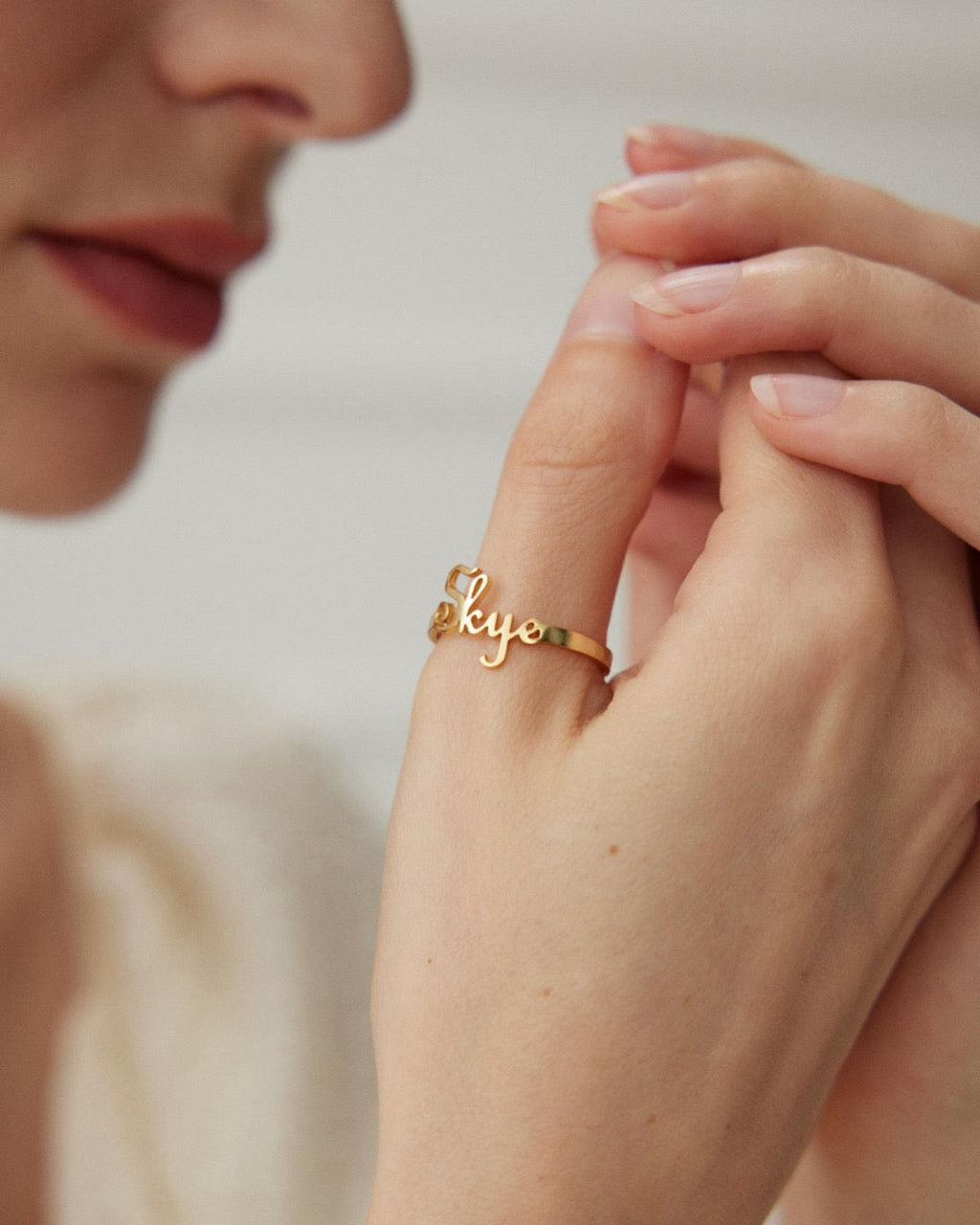 Signature Name Ring