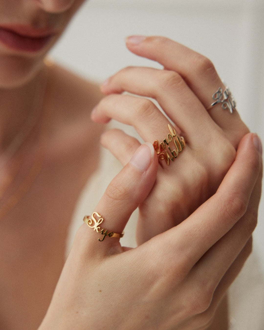 Signature Name Ring
