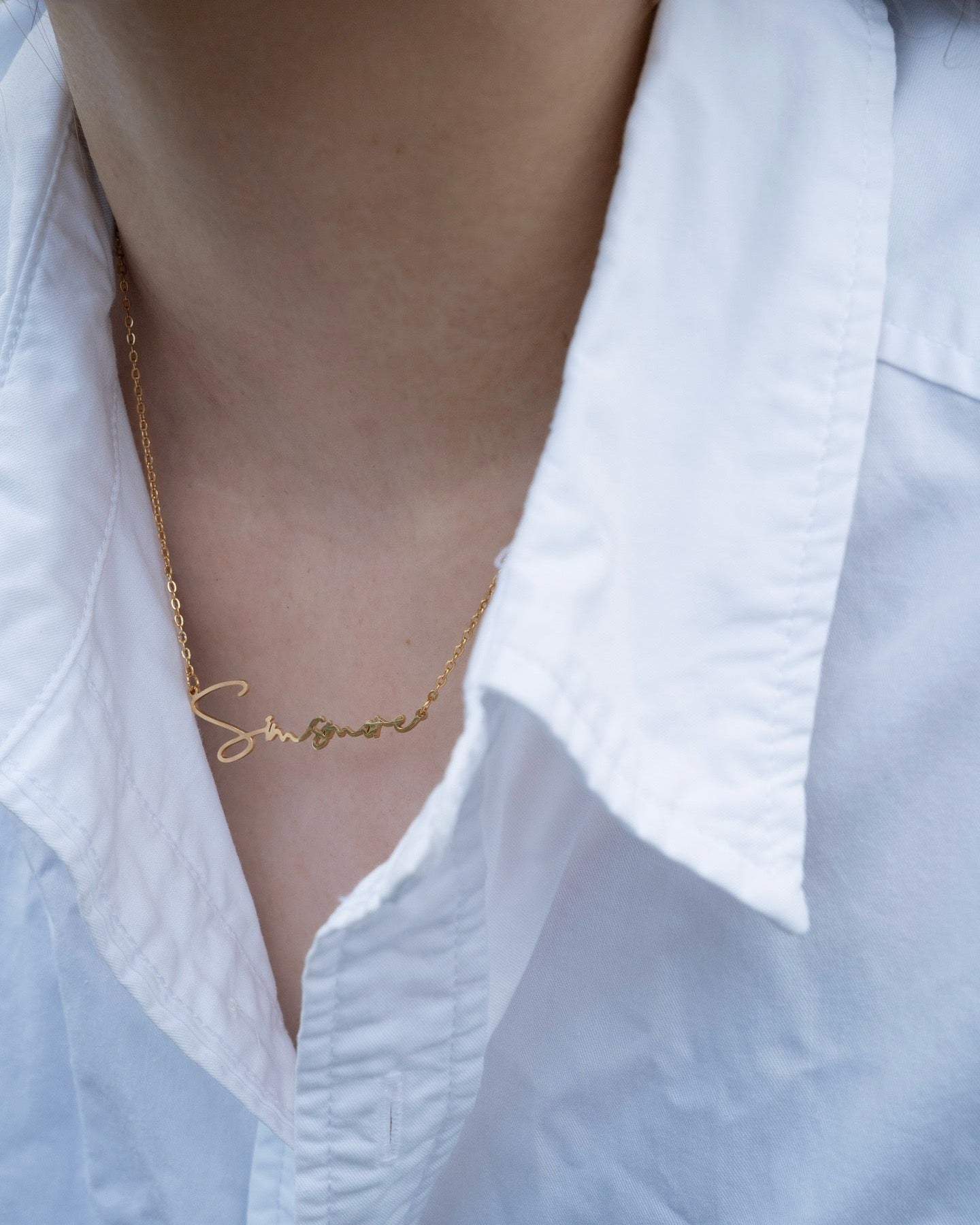 Signature Name Necklace