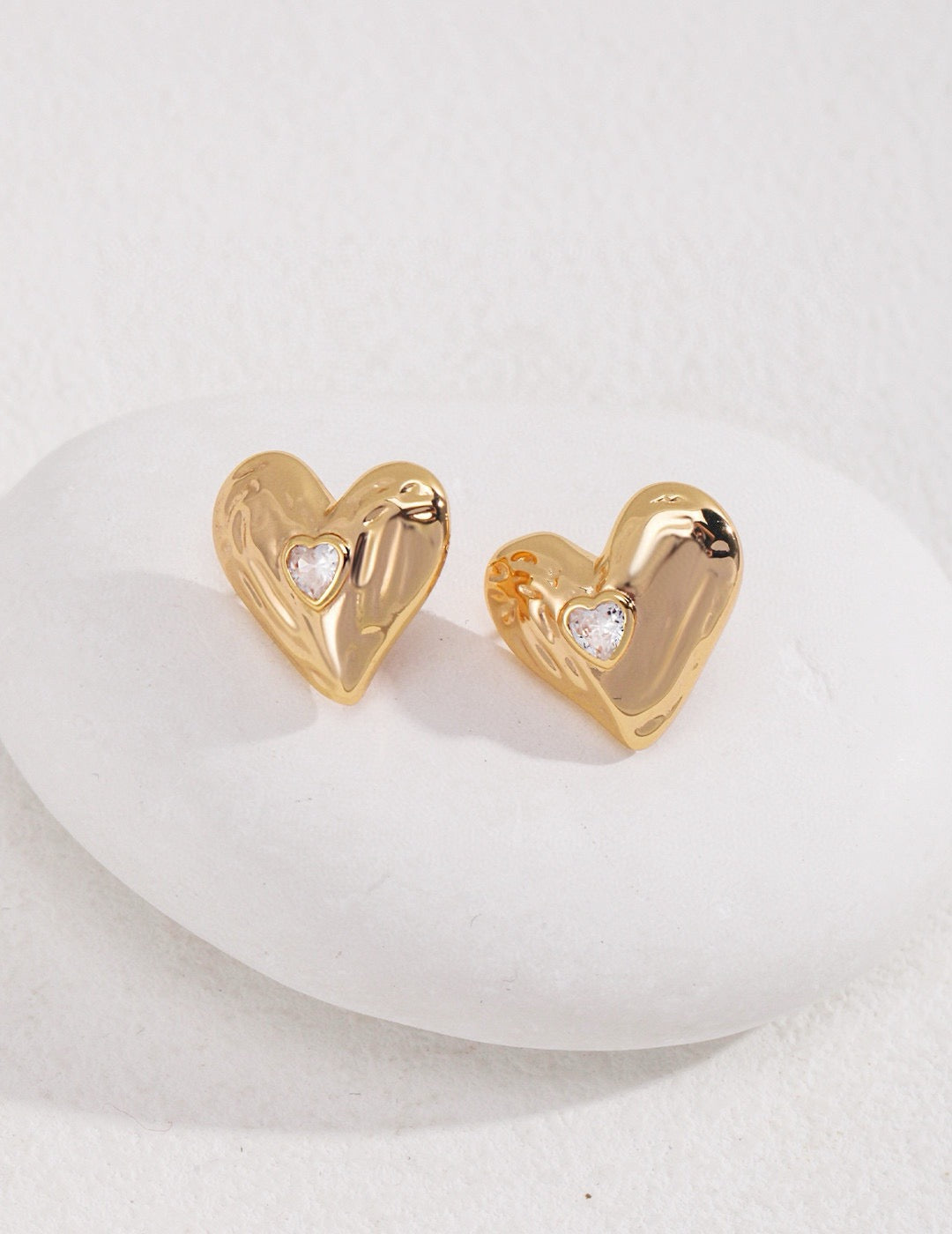 Sterling Silver Heart Earrings