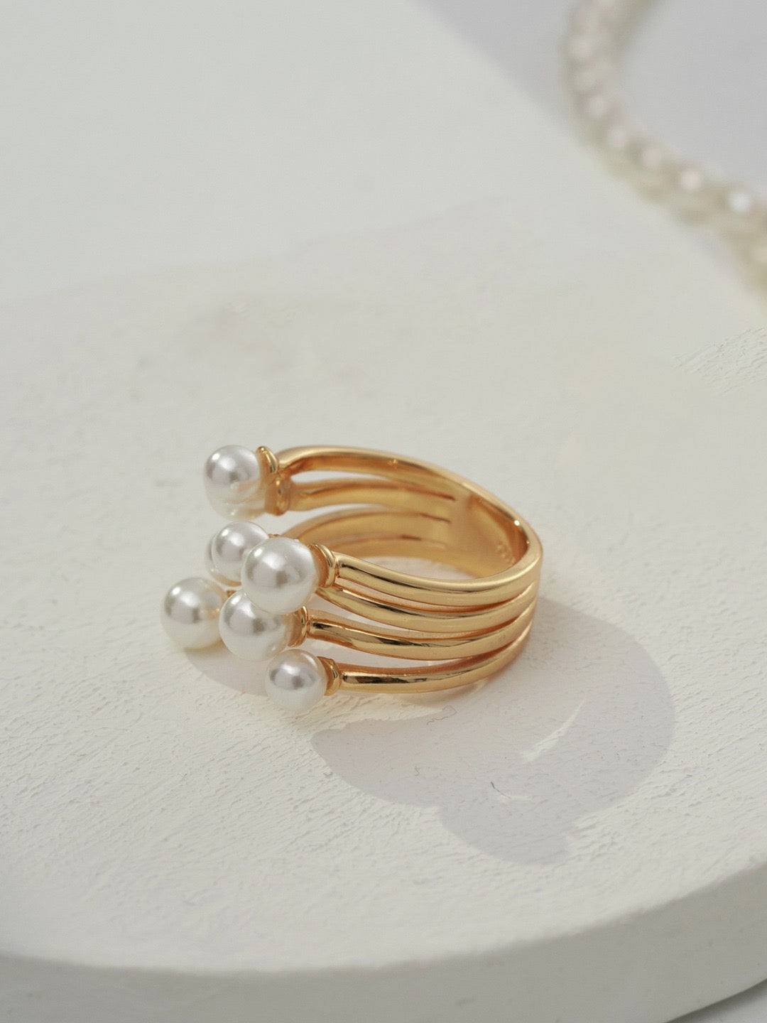 Sterling Silver Pearl Ring