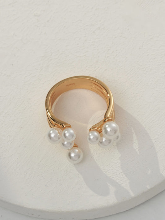 Sterling Silver Pearl Ring