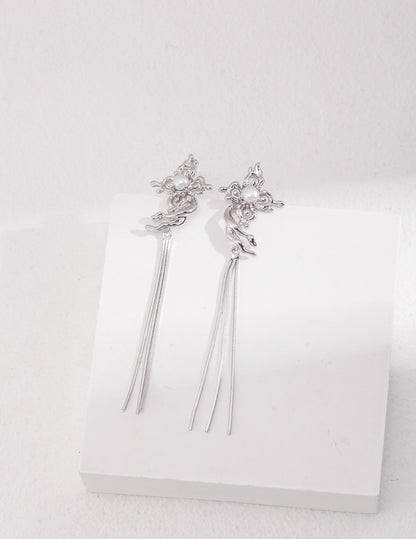 Flower Sterling Silver Ring/Necklace/Earring