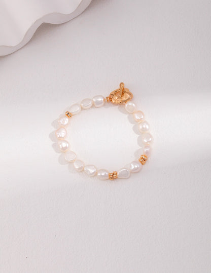 Natural Pearl Full-bead bracalet