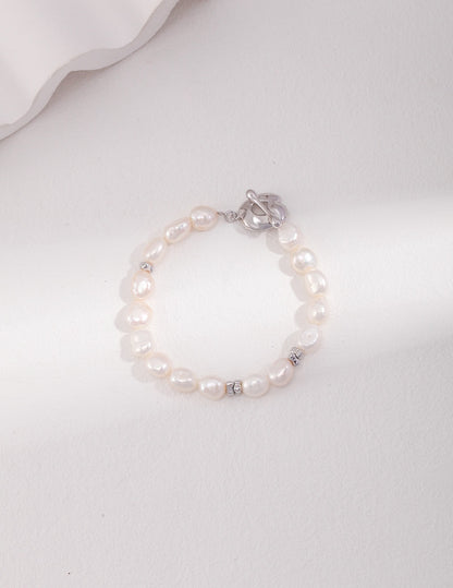 Natural Pearl Full-bead bracalet