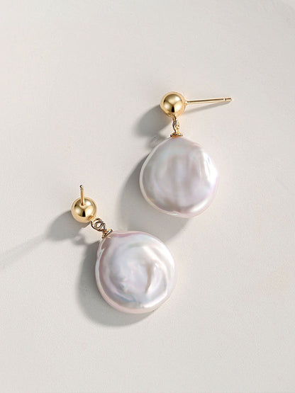 Deluxe Baroque Pearl Earring